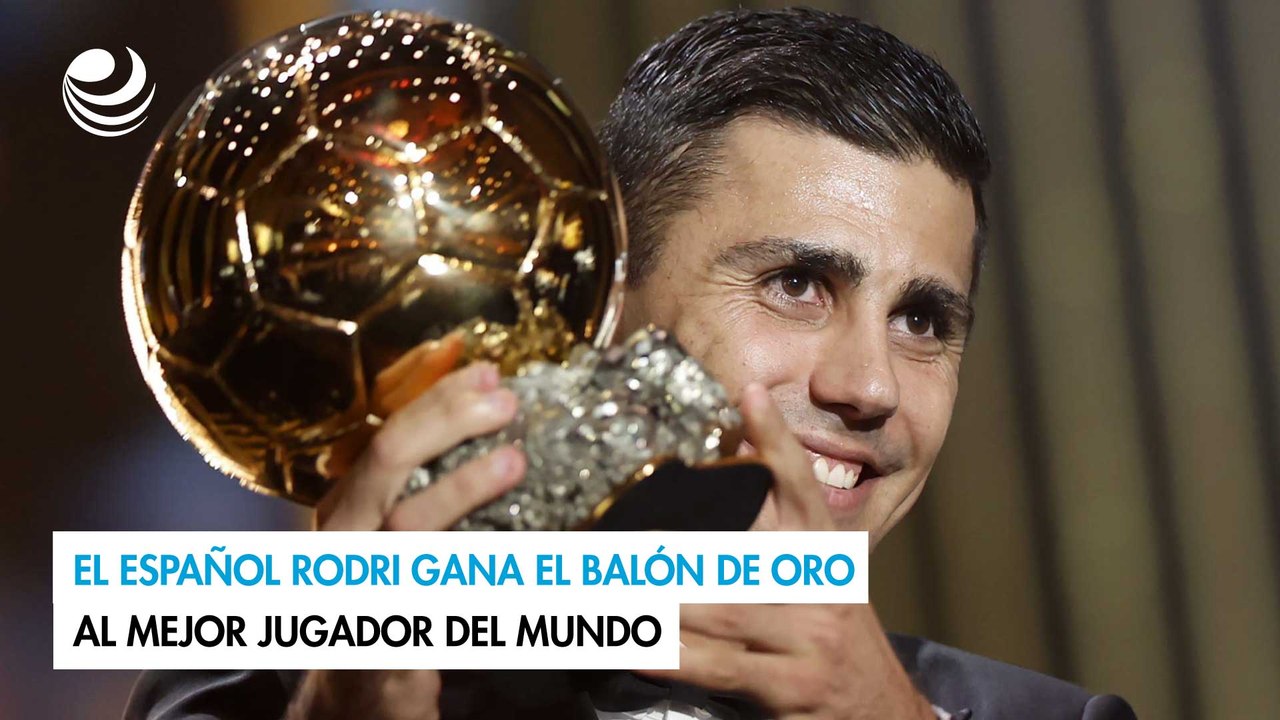El español Rodri gana el Balón de Oro al mejor jugador del mundo