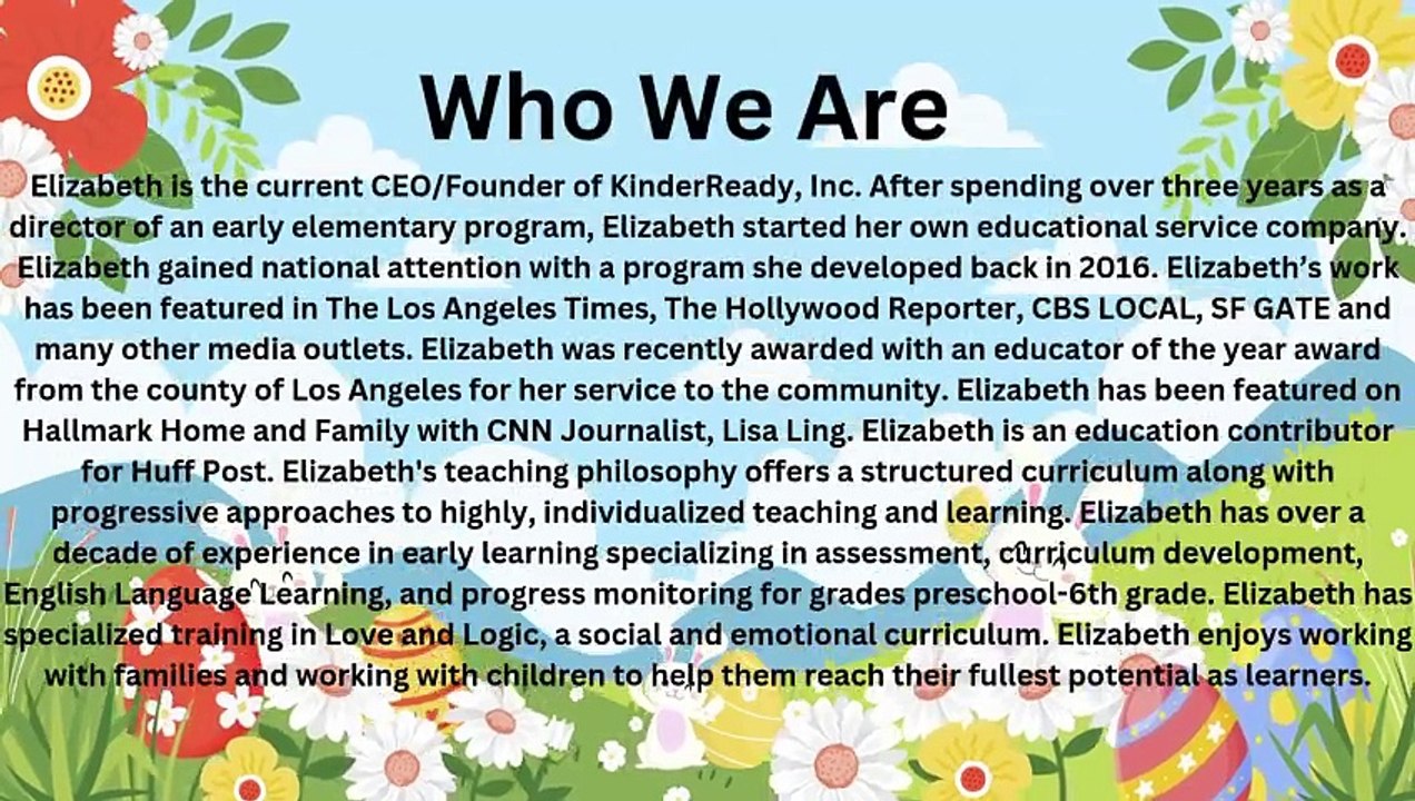 Elizabeth Fraley | Elizabeth Fraley Kinder Ready | Kinder Ready Elizabeth Fraley | quiz series 20