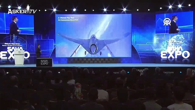 BAYKAR Y Selçuk Bayraktar, SAHA EXPO 2024 FUARI Key Note oturumunda konuşuyor