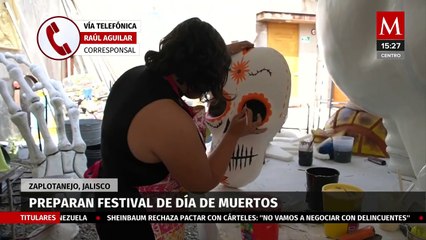 Comienzan los preparativos para el Festival del Día de Muertos en Zapotlanejo, Jalisco