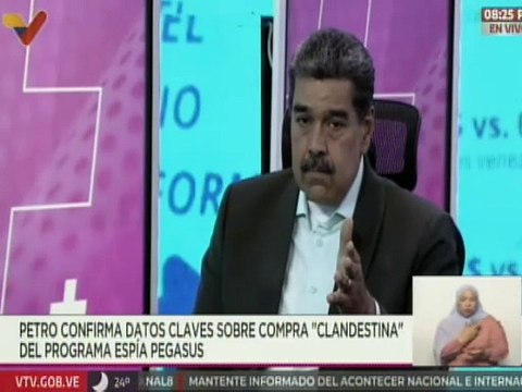 Pdte. Maduro: Pegasus forma parte del legado nefasto de la ultraderecha paramilitar de Iván Duque
