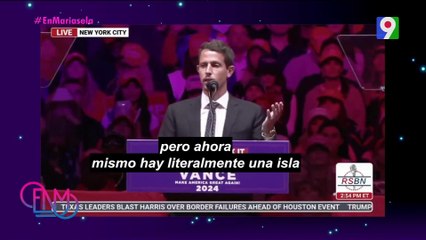 En La Diana: Comediante califica a Puerto Rico de “isla flotante de basura” en Mitin de Trump | ENM