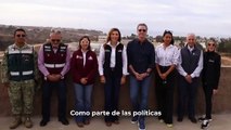 Marina del Pilar y gobernador de California, Gavin Newsom, supervisan avances en planta de tratamiento de agua en Tijuana