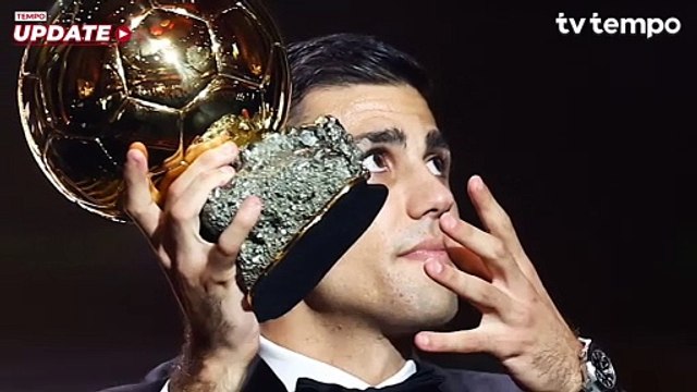 Rodri Raih Penghargaan Ballon d'Or 2024, Ungguli Vinicus Jr