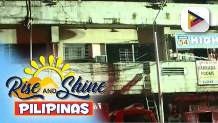Gusali sa kahabaan ng Edsa-Extension sa Pasay City, nasunog