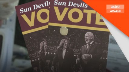 Warga AS suarakan pandangan, seminggu sebelum pilihan raya