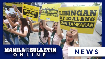 Miss Earth 2024 candidates promote "Zero Waste Undas"