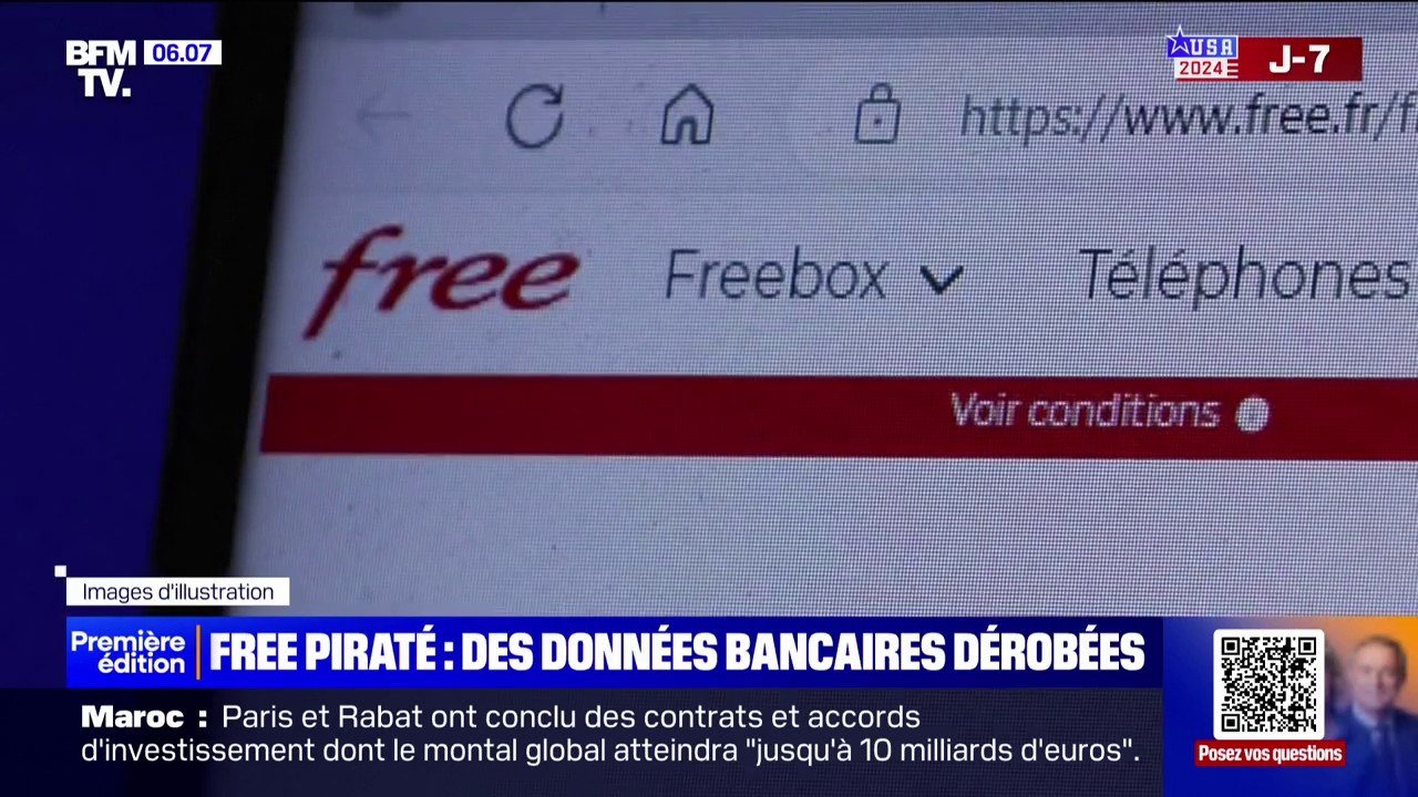Piratage de Free: l'opérateur confirme que des données bancaires ont été dérobées