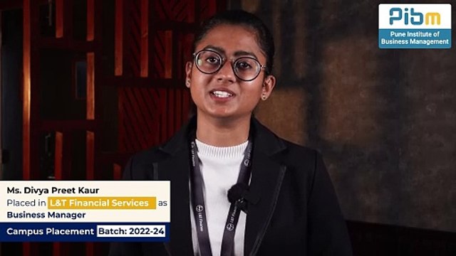 PIBM's MBA & PGDM Placements Triumph Divya's Inspiring Success Story