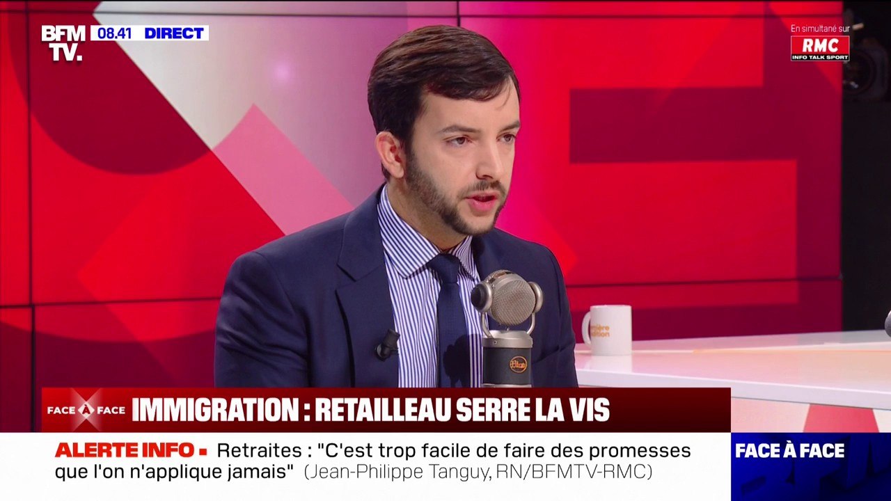 "Ça ne va pas dans le mauvais sens": Jean-Philippe Tanguy (RN) réagit aux négociations de Bruno Retailleau au Maroc