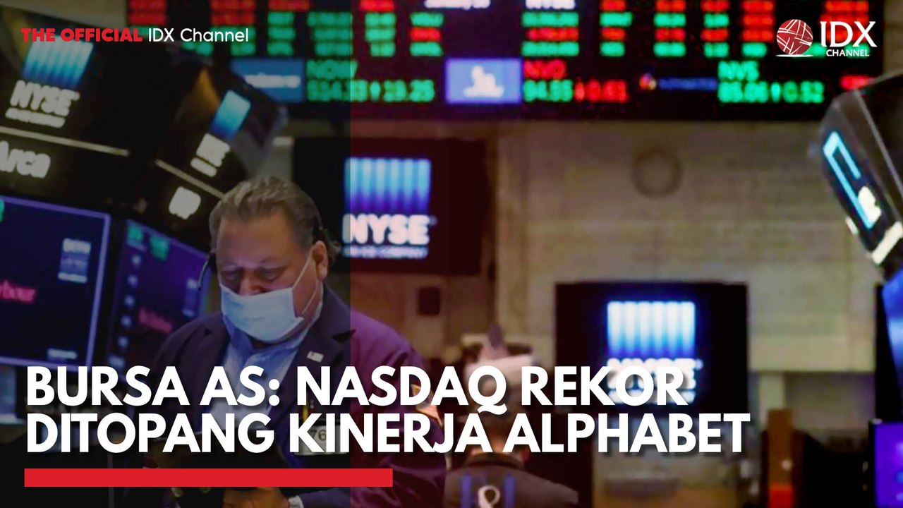 Bursa AS Nasdaq Rekor Ditopang Kinerja Alphabet