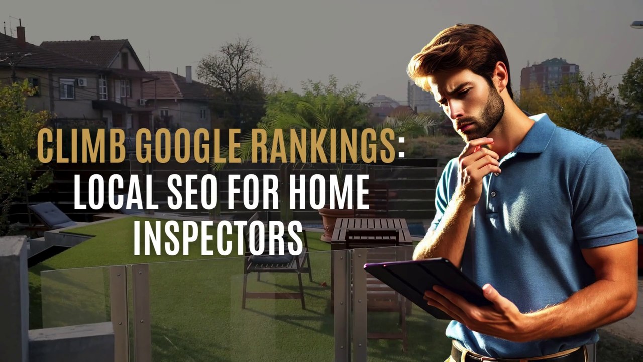 Climb Google Rankings Local SEO for Home Inspectors
