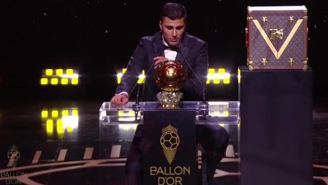 A 'dream' for Rodri after winning Ballon d'Or