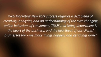 Web Marketing New York Services-Expertise You Can Trust