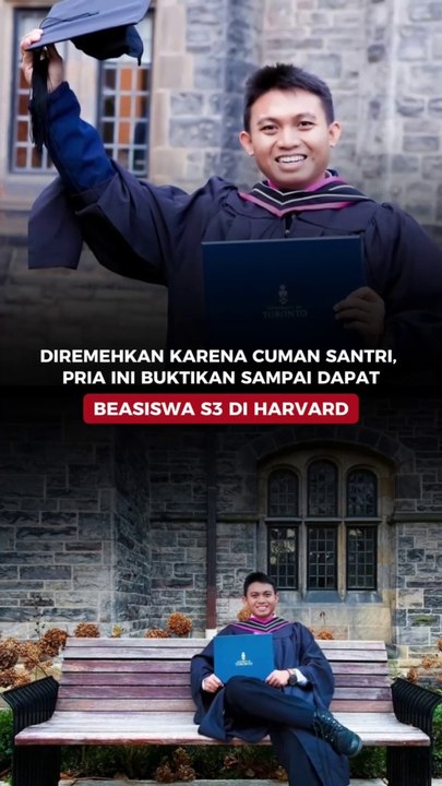 Diremehkan Karena Cuman Santri, Pria Ini Buktikan sampai Dapat Beasiswa S3 di Harvard