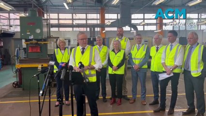 Anthony Albanese at Tighes Hill Tafe
