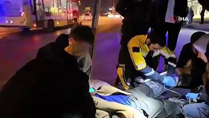 Bursa'da feci kaza! Yaralanan oğlunu gürünce gözyaşlarına boğuldu