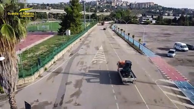 Il video della Guardia di finanza di Caltanissetta blitz droga