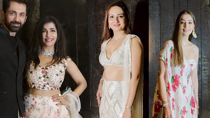 Diwali Party 2024: Sana Makbul,Nikki Tamboli With Arbaaz, Ridhima Pandit & other Celebs Video..|