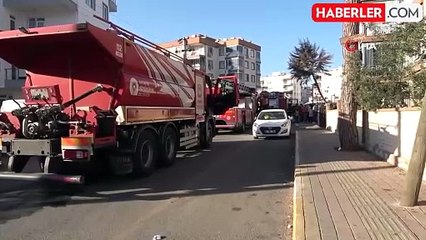 Eve Dönünce Yangınla Karşılaştı, Gözyaşlarını Tutamadı