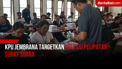 KPU Jembrana Targetkan Selesai Pelipatan Surat Suara