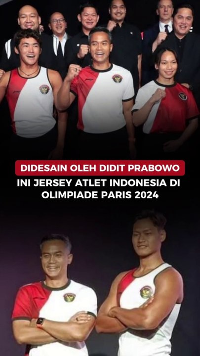 Didesain Oleh Didit Prabowo, Ini Jersey Atlet Indonesia di Olimpiade Paris 2024