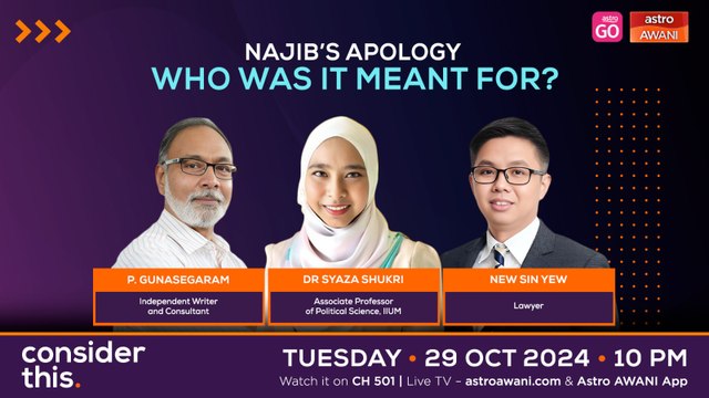 Consider This: Najib’s Apology (Part 1) — Who Was It Meant For?