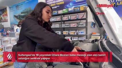 Henüz 18 yaşında, bölgenin tek kadın ustası! Gören şaşkına dönüyor