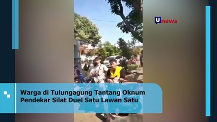 Warga di Tulungagung Tantang Oknum Pendekar Silat Duel Satu Lawan Satu