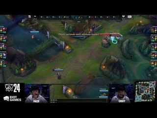 Highlights | T1 vs. GEN - Game 1 | 2024 Worlds | Semi Finals