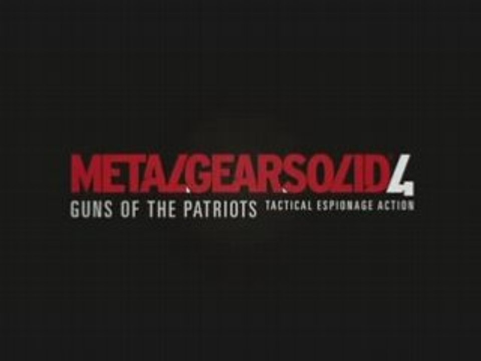 Metal Gear Solid 4 nouveau trailer