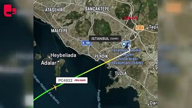 Antalya-İstanbul seferini yapan yolcu uçağına lazer ışıklı taciz