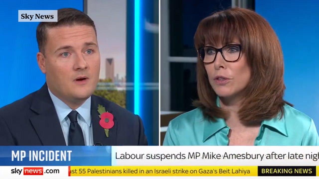 Wes Streeting says he's 'shocked' after MP Mike Amesbury punched a man