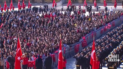 SON DAKİKA || Devlet erkanı Anıtkabir'de! Erdoğan: Vatanımızın bekasını korumak için tedbir alıyoruz