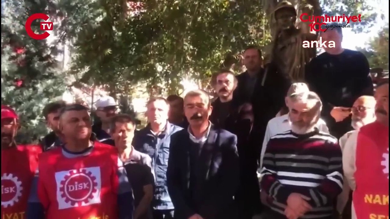 Bağımsız Maden İş Sendikası, 10 yıl önce Ermenek'te hayatını kaybeden işçileri andı