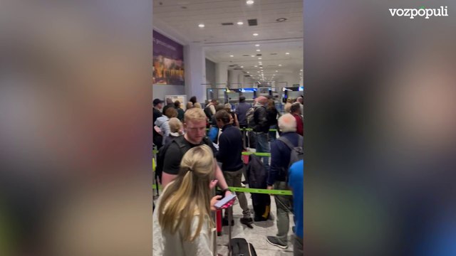 Caos en el aeropuerto de Málaga debido a las lluvias torrenciales