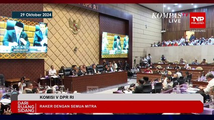 Rapat Komisi V DPR Mendes Yandri Susanto Tutup Penyampaian Program Kerja dengan Berpantun