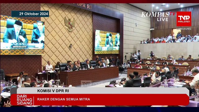 Rapat Komisi V DPR Mendes Yandri Susanto Tutup Penyampaian Program Kerja dengan Berpantun