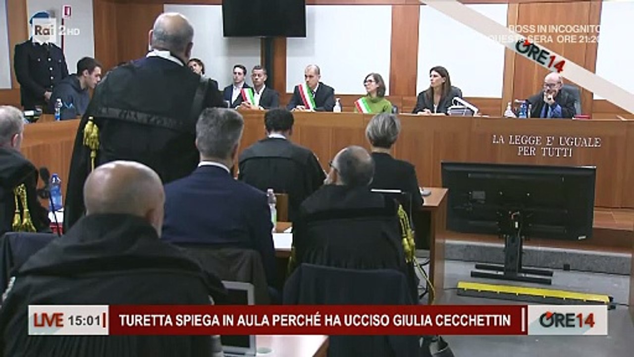 Ore 14 202425 - Giulia Cecchettin Turetta in aula Perche ho ucci