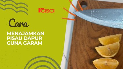 Cara Menajamkan Pisau Dapur Guna Garam