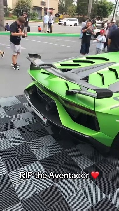 The first US Aventador SVJ