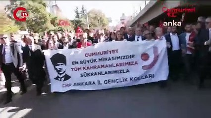 CHP’nin Cumhuriyet Yürüyüşü başladı