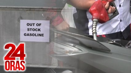 Supply ng gasolina sa Albay, nagkakaubusan dahil sa mga naantalang biyahe | 24 Oras