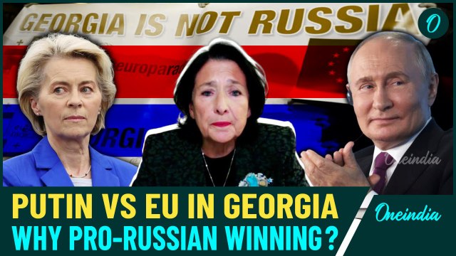 Putin Vs West In Georgia: Tens of Thousands of Protests Rock Tbilisi | Rigged Polls?