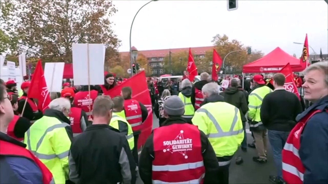 Warnstreiks in der Metall- und Elektroindustrie