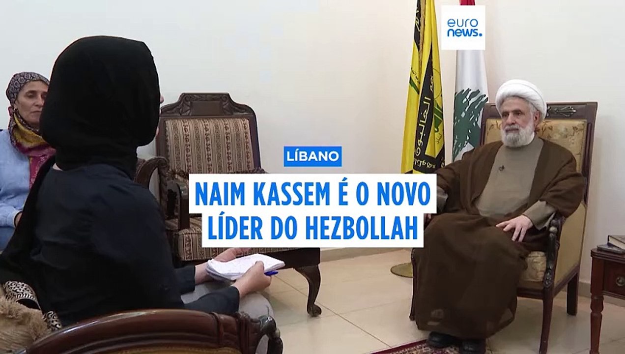 Hezbollah escolhe Naim Kassem para novo líder após a morte de Nasrallah