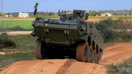 Así es el vehículo de combate sobre ruedas 8x8 Dragón de Tess Defense