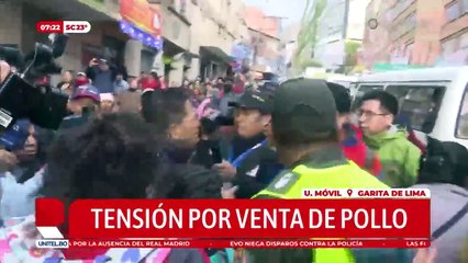 Increpan al viceministro de Defensa del Consumidor por el precio del pollo en La Paz