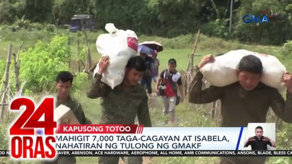 Mahigit 7,000 taga-Cagayan at Isabela, nahatiran ng tulong ng GMAKF | 24 Oras