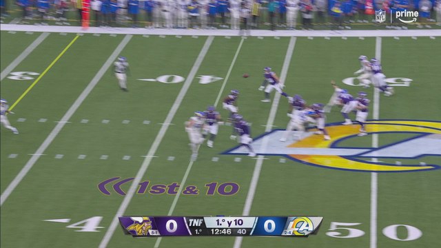 Resumen y touchdowns del Vikings vs. Rams de la NFL